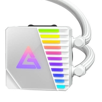 Antec Symphony 360 AiO Liquid CPU Cooler, Universal Socket, White, 360mm Radiator, PWM 1600RPM Cooling Fans, Addressable RGB LED Lighting with Chromatic ARGB Lighting Pump Head - Image 6