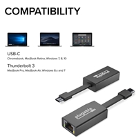 Plugable USB-TE1000 USB-C to Gigabit Ethernet Adapter - Image 5