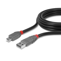 Lindy 36731 0.5m USB 2.0 Type A to Micro-B Cable, Anthra Line - Image 5