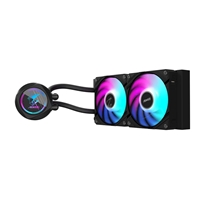 Gigabyte Aorus Waterforce II 240 Liquid AIO Cooler, 240mm Radiator with Dual 120mm ARGB Fans, 330* Rotatable Block, Intel LGA 1700 & AMD AM5 Compatible - Image 2