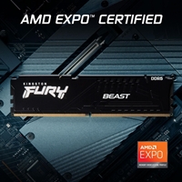 Kingston FURY Beast KF560C36BBE2-16 16GB U-DIMM System Memory, 6000MT/s, DDR5, CL36,Black, AMD EXPO Certified - Image 3