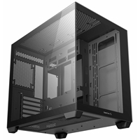 DeepCool CG530 Dual-Chamber Mid Tower Case, Tempered Glass Panels, Advanced Cooling Support, Exceptional Cable Management, Black - Image 3