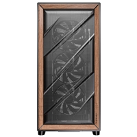 Antec FLUX SE Mid Tower Gaming Case, 1 x USB Type-C / 2 x USB 3.0, Metal Mesh with Walnu tWood Accents, 3 x Pre-Installed High-performance PWM Fans, E-ATX (=330mm), ATX, Micro-ATX, ITX Compatible - Image 5