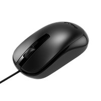 Genius DX-120 Wired USB Type-C Plug and Play Mouse, 1200 DPI Optical Tracking, 3 Button with Scroll Wheel, Ambidextrous Design with 1.5m Cable, Black - Image 4