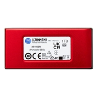 Kingston XS1000 Red (SXS1000R/1000G) 1TB Portable External SSD, Read 1050MB/s, Write 1000MB/s, USB 3.2 Gen 2, 5 Year Warranty - Image 3