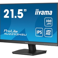iiyama PROLITE XU2293HSU-B7 22 inch IPS Monitor, Full HD, 1ms, USB Hubx2, HDMI, DisplayPort, Freesync, 100Hz, Speakers, Black, ACR, Internal PSU, VESA - Image 3