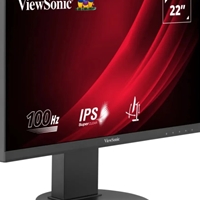 Viewsonic VG Series VG2208A LED Monitor 22 Inch With USB Hub, 1920 x 1080, Full HD Black, 100Hz, 5ms, HDMI, DisplayPort, Height-Adjustable - Image 3