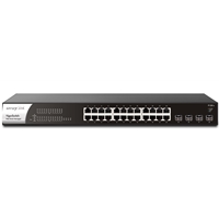 DrayTek VSP1281X-K VigorSwitch P1281x 24 Port Gigabit POE Smart Managed Switch with 4x 10GbE SFP Ports - Image 3