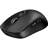 Genius AI Copilot Wireless Bluetooth Silent Mouse, Blutooth & 2.4 GHz, Adjustable DPI levels up to 16000 DPI, 7 Button with Scroll Wheel, Black - Image 3