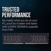 PNY Performance (MD8GSD43200-SI) DDR4 U-DIMM System Memory, 8GB (1x 8GB) 3200MHz,CL22 - Bulk - Image 4