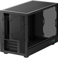 DeepCool CH260 Micro-ATX Case, High-Airflow Compact PC Case with Tempered Glass Panel, USB-C Port, Supports 360mm Radiator, ATX PSU, Black - Image 2