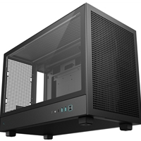 DeepCool CH260 Micro-ATX Case, High-Airflow Compact PC Case with Tempered Glass Panel, USB-C Port, Supports 360mm Radiator, ATX PSU, Black - Image 3