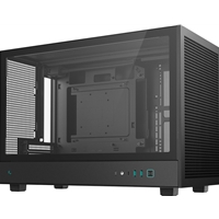 DeepCool CH260 Micro-ATX Case, High-Airflow Compact PC Case with Tempered Glass Panel, USB-C Port, Supports 360mm Radiator, ATX PSU, Black - Image 4