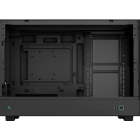DeepCool CH260 Micro-ATX Case, High-Airflow Compact PC Case with Tempered Glass Panel, USB-C Port, Supports 360mm Radiator, ATX PSU, Black - Image 5