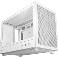 DeepCool CH260 White Micro-ATX Case, High-Airflow Compact PC Case with Tempered Glass Panel, USB-C Port, Supports 360mm Radiator, ATX PSU, Black - Image 3