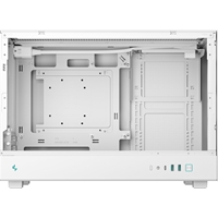 DeepCool CH260 White Micro-ATX Case, High-Airflow Compact PC Case with Tempered Glass Panel, USB-C Port, Supports 360mm Radiator, ATX PSU, Black - Image 5