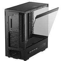 DeepCool CH690 Digital ATX Mid-Tower Case, High-Airflow PC Case with Semi-Glass Panel, USB-C Port, Support for 420mm Radiator, 450mm GPU, ATX PSU, Black - Image 6