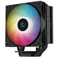 DeepCool AG400 Black ARGB V2 CPU Air Cooler, 120mm PWM Fan, 4 Direct Touch Heat Pipes, Addressable RGB, LGA1851/1700/1200, AM5/AM4 Compatible, High-Performance Single Tower Cooler - Image 2