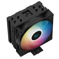 DeepCool AG400 Black ARGB V2 CPU Air Cooler, 120mm PWM Fan, 4 Direct Touch Heat Pipes, Addressable RGB, LGA1851/1700/1200, AM5/AM4 Compatible, High-Performance Single Tower Cooler - Image 3