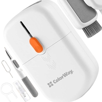 ColorWay CW-1111 10-in-1 Electronics Cleaning Kit Designed For Safely Cleaning Headphones, Keyboards, Screens and Cameras. Includes A Retractable Brush, Flocked Sponge, Microfiber Wipes, Screen Cleaner Spray, Key Remover, In A Compact Case Featuring A Pho - Image 6