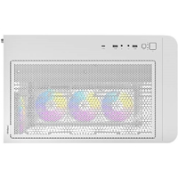Antec Constellation C5 Curve Gaming Case, 1 x USB Type-C / 2 x USB 3.0, Tempered Glass Front and Side Window Panels, Dual Chamber Design, 4 x Pre-Installed ARGB LED Fans, Micro-ATX, ITX Compatible - Image 3