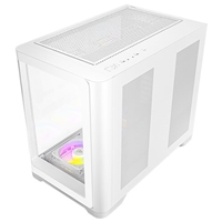Antec Constellation C5 Curve Gaming Case, 1 x USB Type-C / 2 x USB 3.0, Tempered Glass Front and Side Window Panels, Dual Chamber Design, 4 x Pre-Installed ARGB LED Fans, Micro-ATX, ITX Compatible - Image 4