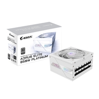 Gigabyte AORUS ELITE ICE 850W White PSU - Fully Modular, 80 PLUS Platinum, ATX 3.1, PCIe 5.0 Ready, 12VHPWR, Silent 120mm FDB Fan, 10-Year Warranty - Image 6