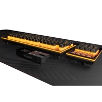 Be Quiet! Dark Mount Silent Linear Modular ARGB Gaming Keyboard with 8 Customisable Display Keys, Silent Linear Orange Switches, Detachable Numpad & Stream Dock - Image 4