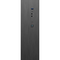 CiT S8i SFF Micro-ATX PC Case - 8.3L Compact Desktop Chassis, Brushed Front, 1 x 80mm Fan, 2 x USB 3.0, TFX PSU Support, Black - Image 3