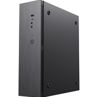 CiT S8i SFF Micro-ATX PC Case - 8.3L Compact Desktop Chassis, Brushed Front, 1 x 80mm Fan, 2 x USB 3.0, TFX PSU Support, Black - Image 6
