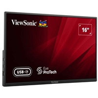 Viewsonic VA1650 16 inch USB-C Lightweight Portable IPS Monitor, Full HD, 60Hz, HDMI (v1.4), VESA, Built in Foldable Stand - Image 5