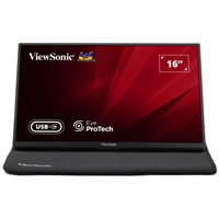 Viewsonic VA1650 16 inch USB-C Lightweight Portable IPS Monitor, Full HD, 60Hz, HDMI (v1.4), VESA, Built in Foldable Stand - Image 6