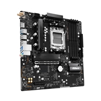 ASRock A620AM PRO-A WIFI AMD AM5 Socket Motherboard, Micro-ATX, 4x DDR5 Slots, 3x M.2 Sockets, 2.5GbE LAN, Wi-Fi 6E, 1x HDMI Port - Image 3