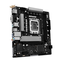 ASRock H810M-X WIFI Intel 1851 Socket Motherboard, Micro-ATX, 2x DDR5 DIMM Slots, 1x M.2 Socket, 2.5GbE LAN, Wi-Fi 5, 1x HDMI Port / 1x DisplayPort - Image 3