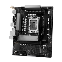 ASRock H810M-X WIFI Intel 1851 Socket Motherboard, Micro-ATX, 2x DDR5 DIMM Slots, 1x M.2 Socket, 2.5GbE LAN, Wi-Fi 5, 1x HDMI Port / 1x DisplayPort - Image 4