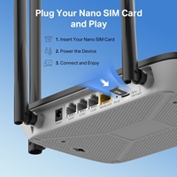 Mercusys MB115-4G N300 Wi-Fi 4G LTE Router - Image 6
