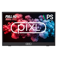 piXL PM156C 15.6 Inch 60Hz Full HD IPS Widescreen Portable Monitor with USB-C, Mini HDMI & Speakers with Foldable Case & Stand - Image 3