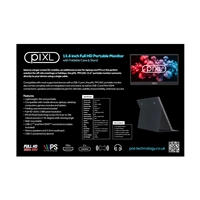 piXL PM156C 15.6 Inch 60Hz Full HD IPS Widescreen Portable Monitor with USB-C, Mini HDMI & Speakers with Foldable Case & Stand - Image 6