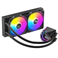 Antec Skeleton 240 ARGB Liquid CPU Cooler, Universal Socket, Black, 240mm Radiator, PWM up to 2000 RPM Cooling Fans, Addressable RGB LED Lighting - Image 4