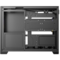 Antec FLUX M Mini Tower Gaming Case, 1 x USB Type-C / 1 x USB 3.0, Tempered Glass Side Window Panel, Vertical Airflow Design, 3 x Pre-Installed RGB LED Fans & 3 PWM Reverse Fans, Micro-ATX, ITX Compatible - Image 6