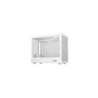 DeepCool CH160 PLUS Micro-ATX Mini Tower PC Case, Tempered Glass, Mesh Airflow Design, 240mm Radiator Support, USB-C & USB 3.0 Front I/O, GPU up to 342mm, White - Image 3
