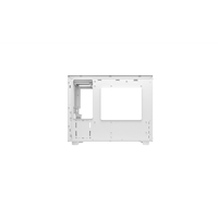 DeepCool CH160 PLUS Micro-ATX Mini Tower PC Case, Tempered Glass, Mesh Airflow Design, 240mm Radiator Support, USB-C & USB 3.0 Front I/O, GPU up to 342mm, White - Image 6