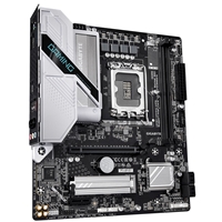Gigabyte H810M GAMING WIFI6 Intel 1851 Socket Motherboard, Micro-ATX, 2x DDR5 Slots, 1x M.2 Socket, Fitted I/O Shield, 2.5GbE LAN, Wi-Fi 6, 1x DisplayPort / 1x HDMI Port - Image 3