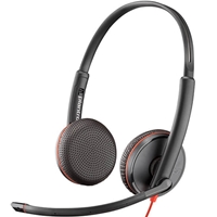 Plantronics Blackwire 3225 Stereo USB-C Headset with 3.5mm Jack & USB-C/A Adapter (Bulk Pack- Non-Retail) - Image 2