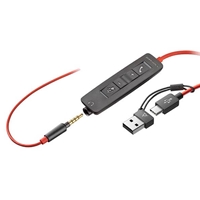Plantronics Blackwire 3225 Stereo USB-C Headset with 3.5mm Jack & USB-C/A Adapter (Bulk Pack- Non-Retail) - Image 3