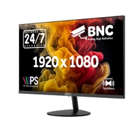 piXL 24-inch Full HD Energy Saving CCTV IPS Monitor for 24/7 use with BNC, HDMI & VGA Connections and CVBS, AHD, TVI & CVI Signal Support - Image 2