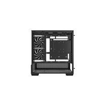 DeepCool CG380 3F Micro-ATX Gaming Case Black Panoramic Tempered Glass Side Panel, Mesh Airflow Front, 3 Pre-Installed ARGB Fans, USB-C & USB-A Front I/O, Spacious SFF/mATX/ITX Build Support - Image 5