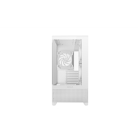 DeepCool CG380 3F Micro-ATX Gaming Case White Panoramic Tempered Glass Side Panel, Mesh Airflow Front, 3 Pre-Installed ARGB Fans, USB-C & USB-A Front I/O, Spacious SFF/mATX/ITX Build Support - Image 3