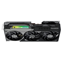 ASRock AMD Radeon RX 9070 XT Steel Legend Dark 16GB GDDR6 Graphics Card, 4096 Streams, 2970 MHz Boost Clock, Triple Fan, 3x DisplayPorts / 1x HDMI Port - Image 4