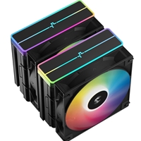 DeepCool AG620 BK ARGB V2 Dual-Tower CPU Air Cooler with 120mm ARGB Fans, Compatible with Intel LGA 1851/1700/1200/115x & AMD AM5/AM4, High-Performance Quiet Cooling, Matte Black - Image 3